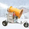 Outdoor Ski Resort Snow Play Park Large Artificial Snow Machine Model 50 Cannon Fan Generator Equipment Shed